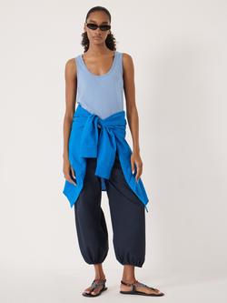 HUSH Cotton Tank Top, Dusty Blue - view 2, Dusty Blue