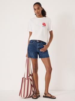 HUSH Deucy Strawberry T-Shirt, White - view 2, White