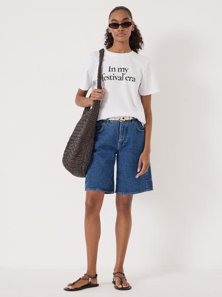 HUSH In My Festival Era T-Shirt, White - view 2, White