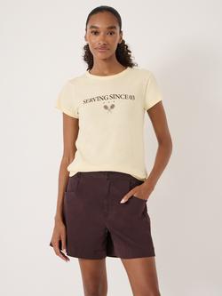 HUSH Serving Since 03 T-Shirt, Soft Yellow, Soft Yellow