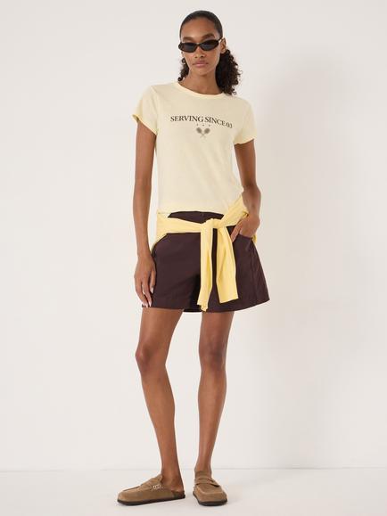 HUSH Serving Since 03 T-Shirt, Soft Yellow - view 2, Soft Yellow