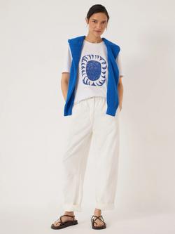 HUSH Sun Graphic Cotton T-Shirt, White - view 2, White