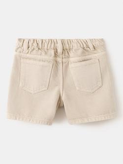 Mango Kids' Denim Shorts, Stone - view 2, Stone
