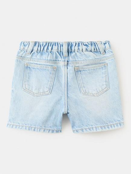 Mango Kids' Denim Shorts, Light Blue - view 2, Light Blue