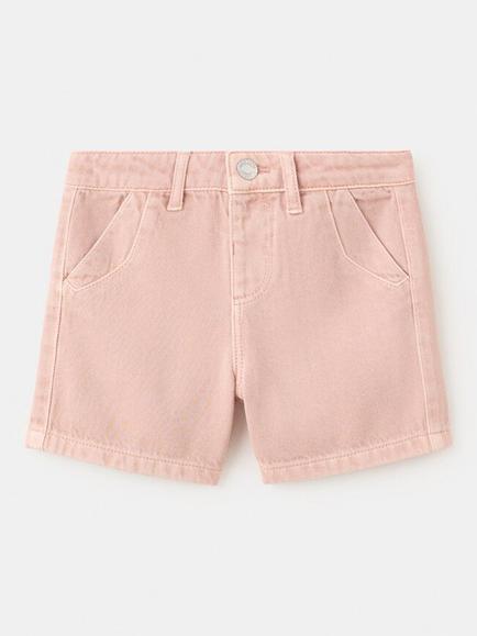 Mango Kids' Relaxed Bermuda Shorts, Pale Pink, Pale Pink