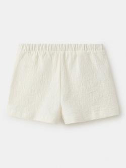 Mango Kids' Cotton Blend Skort, Off White - view 2, Off White