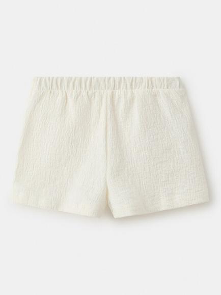 Mango Kids' Cotton Blend Skort, Off White - view 2, Off White
