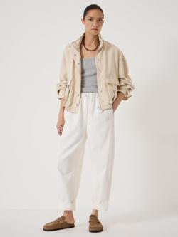 HUSH Supersoft Barrel Leg Jeans, Ecru - view 2, Ecru