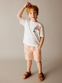 Mango Kids' Mickey's Fruit Stand T-Shirt, White, White