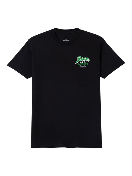 Brixton Clemont Standard T-Shirt, Black, Black