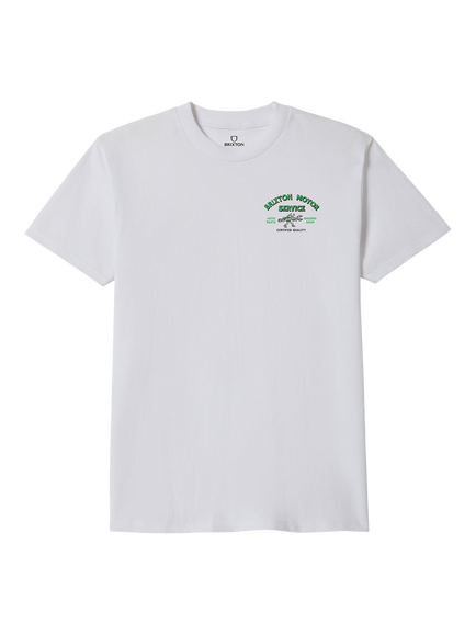 Brixton Dyson Standard T-Shirt, White, White