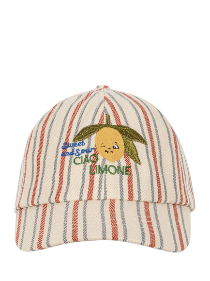 Konges Sløjd Kids' Frankie Cap, Stripe Winds - view 2, Stripe Winds