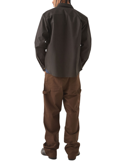 Brixton Carpenter Stretch Trousers, Walnut Brown - view 2, Walnut Brown