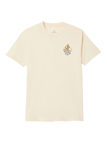 Brixton Steady Standard T-Shirt, Cream, Cream