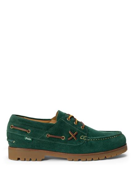 Ralph Lauren Ranger Suede Boat Shoes, College Green, College Green