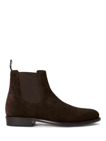 Polo Ralph Lauren Owen Suede Chelsea Boots, Dark Chocolate, Dark Chocolate