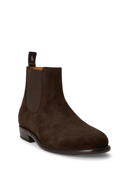 Polo Ralph Lauren Owen Suede Chelsea Boots, Dark Chocolate - view 2, Dark Chocolate