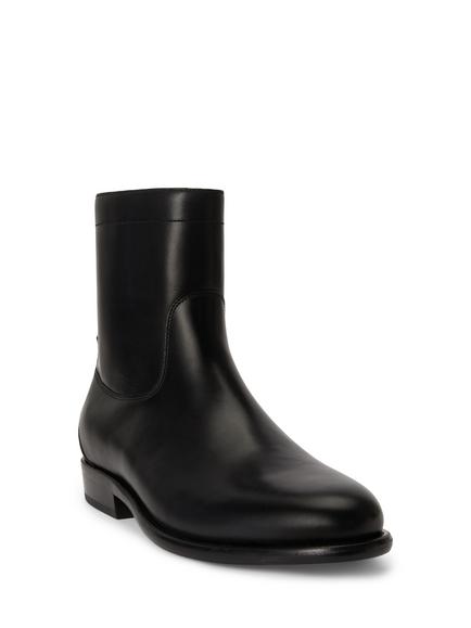 Polo Ralph Lauren Owen Leather Zip Ankle Boots, Black - view 2, Black