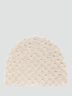 Mango Crochet Beanie, Raw, Raw