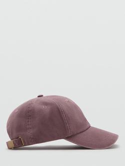 Mango Curved Brim Baseball Cap, Garnet, Garnet