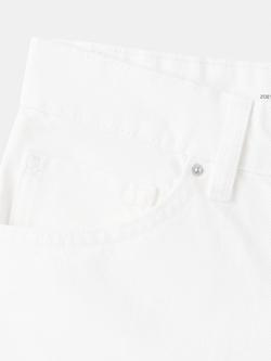 Mango Mid Rise Denim Mini Shorts, White - view 2, White