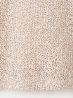 Mango Long Sleeve Round Neck Knit Top, Raw - view 2, Raw