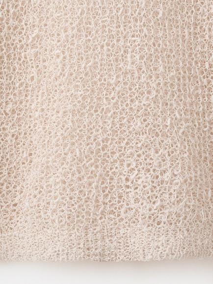 Mango Long Sleeve Round Neck Knit Top, Raw - view 2, Raw