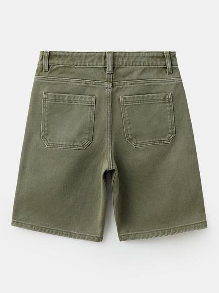 Mango Kids' Chino Shorts, Khaki - view 2, Khaki