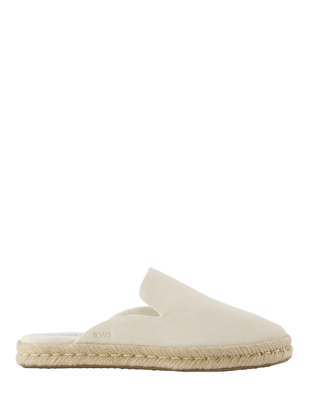 TOMS Santiago Leather Mule Sandals, Light Sand, Light Sand