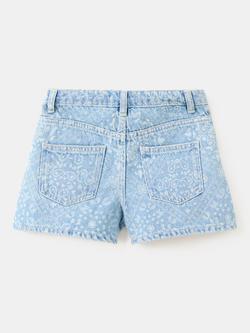 Mango Kids' Denim Shorts, Light Blue - view 2, Light Blue