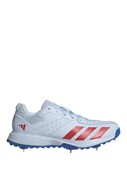 adidas Men's Howzat Spike Cricket Shoes, Sky Blue/Ruby Red