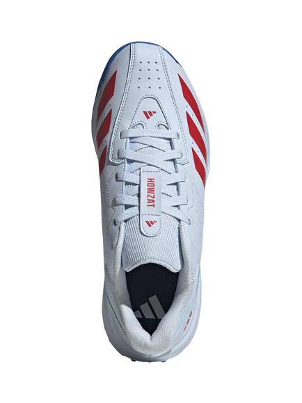 adidas Men's Howzat Spike Cricket Shoes - view 2, Sky Blue/Ruby Red