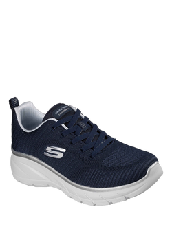 Skechers Fashion Fit 2.0 Moonlight Glow Trainers - view 2, Navy/Silver