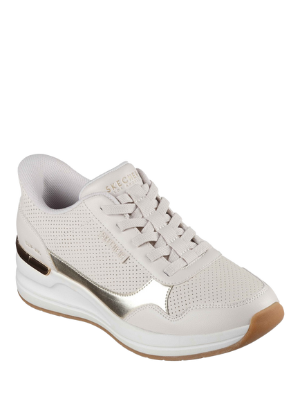 Skechers Street Hands Free Slip-ins Billion 2 Top-Tier Trainers, Natural - view 2, Natural