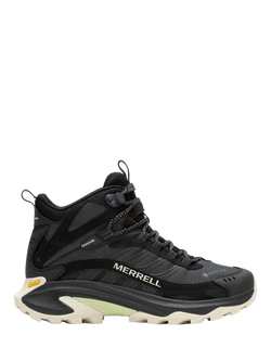 Merrell Women's Moab Speed 2 Mid GTX Hiking Boots, Black, Black