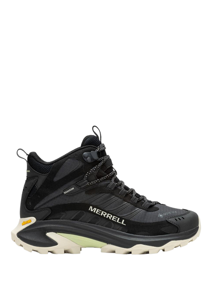 Merrell Women's Moab Speed 2 Mid GTX Hiking Boots, Black, Black