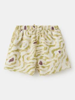Mango Kids' Cotton Shorts, Beige, Beige