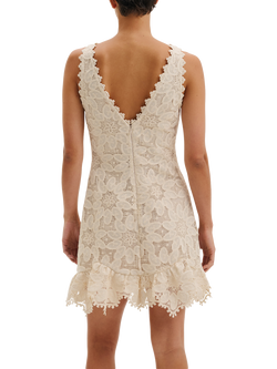 Malina Miranda Mini Dress, Sand - view 2, Sand