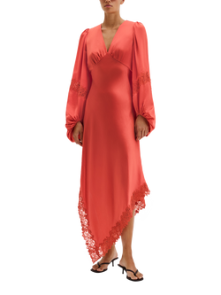 Malina Seema Maxi Dress, Coral, Coral