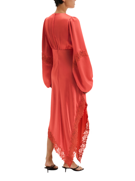Malina Seema Maxi Dress, Coral - view 2, Coral