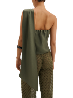 Malina Neija Top, Dusty Olive - view 2, Dusty Olive