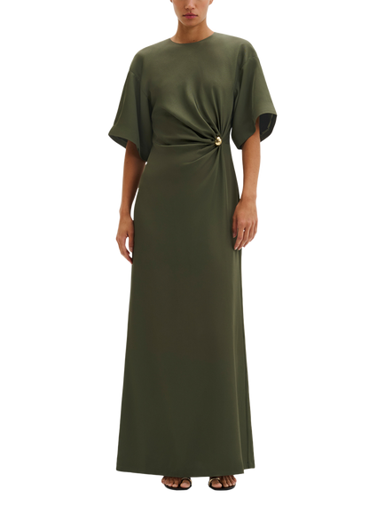 Malina Zilla Maxi Dress, Dusty Olive, Dusty Olive