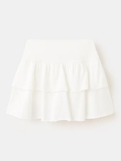 Mango Kids' Pure Cotton Mini Skirt - view 2, Off White