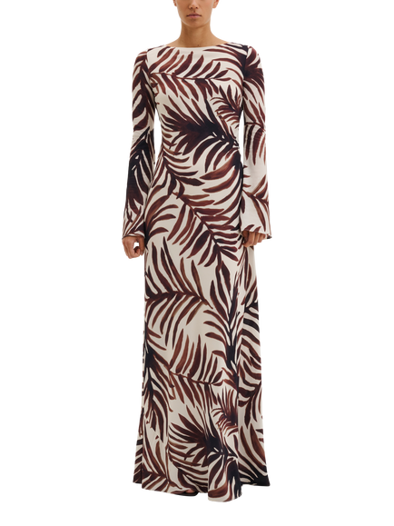 Malina Jennelie Maxi Dress, Brown/Multi, Brown/Multi