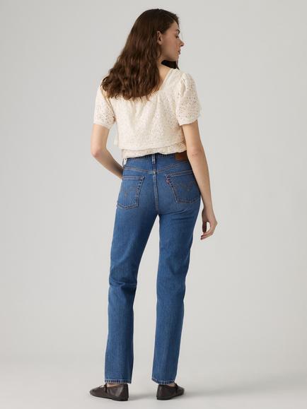 Levi's 501 Originals Mid Rise Straight Leg Jeans, Array Away - view 2, Array Away