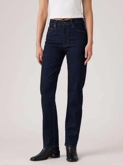 Levi's 722 High Rise Slim Fit Jeans, True Blue Rinse - view 2, True Blue Rinse