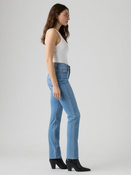 Levi's 722 High Rise Slim Fit Jeans, True Blue Mid - view 2, True Blue Mid