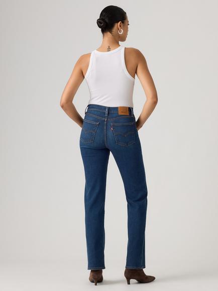 Levi's 723 High Rise Slim Jeans, True Blue Dark - view 2, True Blue Dark