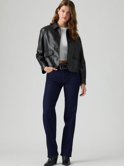 Levi's 723 High Rise Straight Leg Slim Jeans, True Blue Rinse, True Blue Rinse