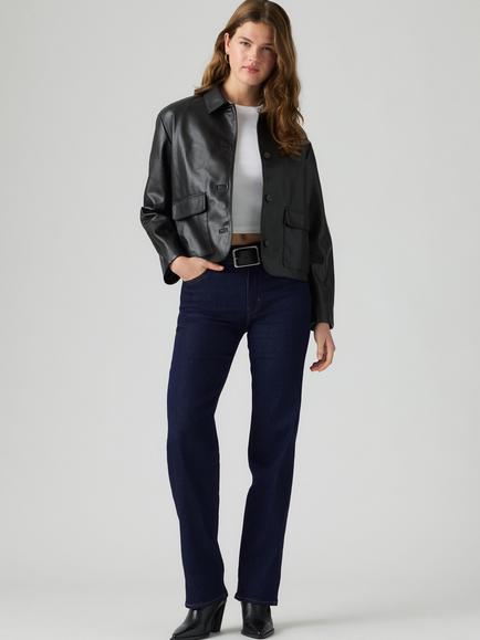 Levi's 723 High Rise Straight Leg Slim Jeans, True Blue Rinse, True Blue Rinse